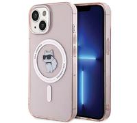 Custodia Karl Lagerfeld IML Choupette MagSafe, rosa - iPhone 15