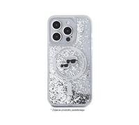 CG MOBILE Karl Lagerfeld KLHMP16MLGKCSGH - Cover per iPhone 16 Plus da 6,7", colore: Trasparente