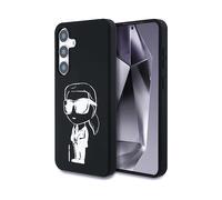 KARL LAGERFELD KLHMS25SPNYKGRTK Cover MagSafe per Samsung Galaxy S25, Nero