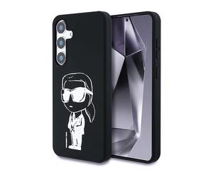 KARL LAGERFELD KLHMS25SPNYKGRTK Cover MagSafe per Samsung Galaxy S25, Nero