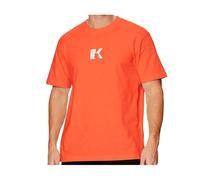 Karl Lagerfeld - KLJ Reg SS K Logo Tee - - Tops - Uomo - Arancione - M
