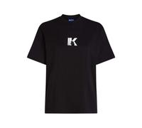 Karl Lagerfeld - KLJ Slim SS K Logo Tee - - Tops - Donna - Nero - L