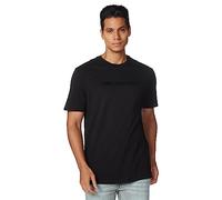 KARL LAGERFELD Paris Maglietta Girocollo a Maniche Corte da Uomo con Logo, Nero, M