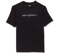 KARL LAGERFELD Logo T-Shirt, Nero, S Uomo