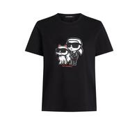 Karl Lagerfeld - Magliette Ikon Sketch - -Tops -Donna -Nero -XS