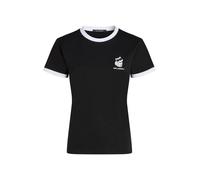 Karl Lagerfeld Maglietta 'Ikon Choupette' nero / bianco Donna - Abbigliamento - Taglie comode - Maglie e top - Maglie e T-shirt Karl Lagerfeld XS