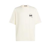 Karl Lagerfeld Maglietta ' IKON ' crema / nero Uomo Karl Lagerfeld XS crema / nero