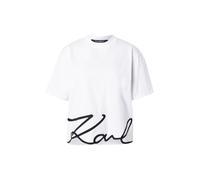 Karl Lagerfeld Maglietta nero / bianco Donna Karl Lagerfeld XS