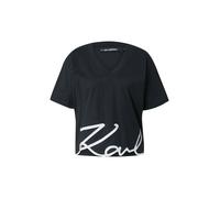 Karl Lagerfeld Maglietta nero / offwhite Donna Karl Lagerfeld S