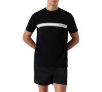 KARL LAGERFELD B.V Karl Lagerfeld, Men's, Elongated Logo Graphic Tee T-Shirt, Nero, M Uomo