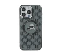 KARL LAGERFELD Monogramma Choupette COVER MAGSAFE per Apple iPhone 15 Plus KLHMP15MHMCKMHK, Nero