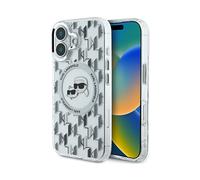 KARL LAGERFELD Monogramma Karl COVER MAGSAFE per Apple iPhone 16, Trasparente
