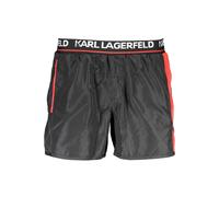 Karl Lagerfeld Nero Poliestere Mens Swim Boxer - S