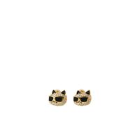 Karl Lagerfeld - Orecchini K/Ikonik 2.0 Pave Choupette - - Accessories - Donna - Giallo - ONE SIZE