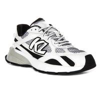Karl Lagerfeld Orion Side Trim Lace Up Trainer Donna In Bianco Nero EU 36-42