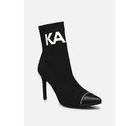 Karl Lagerfeld - Pandara Hi Knit Collar Ankle Nero - Stivaletti e tronchetti 41 Nero