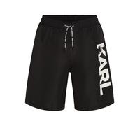 Karl Lagerfeld Pantaloncini da bagno nero / bianco Uomo - Premium - Biancheria e abbigliamento da mare - Moda mare - Pantaloncini da mare Karl Lagerfeld L