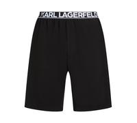 Karl Lagerfeld Pantaloncini da pigiama nero / bianco Uomo Karl Lagerfeld M