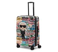 KARL LAGERFELD Paris Karl & Kat - Trolley rigido espandibile, Multicolore/Onde del Mare, m, Karl & Kat Hardside 8 Spinner Bagaglio espandibile