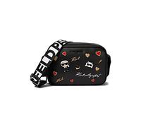Karl Lagerfeld Paris Maybelle Crossbody, Multicolore e nero., Taglia unica