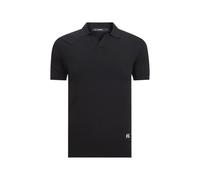 Karl Lagerfeld - Polo in Maglia - -Tops -Uomo -Nero -XL