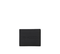 Karl Lagerfeld - Portafoglio con texture granata K/Rsg - -Accessories -unisex -Nero -ONE SIZE
