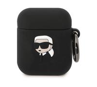 KARL LAGERFELD Protettiva KLA2RUNIKK Cover per Apple AirPods 1, Nero