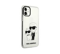 KARL LAGERFELD Protettiva KLHCN61HNKCTGT Cover per Apple iPhone 11, Trasparente