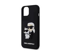 KARL LAGERFELD Protettiva KLHCP13M3DRKCNK Cover per Apple iPhone 13, Nero