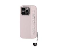 KARL LAGERFELD Protettiva KLHCP15LPSAKDGCP Cover per Apple iPhone 15 Pro, Rosa