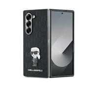 KARL LAGERFELD Protettiva KLHCZFD6SAPKINPK Cover per Samsung Galaxy Z Fold 6, Nero