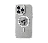 KARL LAGERFELD Protettiva KLHMP15LHGKCNOT Cover per Apple iPhone 15 Pro, Trasparente