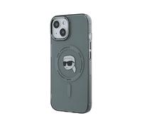 KARL LAGERFELD Protettiva KLHMP15SHLSKIK Cover per Apple iPhone 15, Trasparente