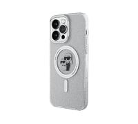 KARL LAGERFELD Protettiva KLHMP15XHGKCNOT Cover per Apple iPhone 15 Pro Max, Trasparente