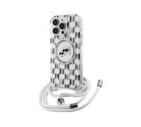KARL LAGERFELD Protettiva KLHMP16LHCKCKLCT Custodia per Apple iPhone 16 Pro, Trasparente