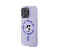 KARL LAGERFELD Protettiva KLHMP16LSCMKCRHU Cover per Apple iPhone 16 Pro, Viola