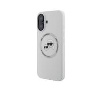 KARL LAGERFELD Protettiva KLHMP16SSKCHTCE Cover per Apple iPhone 16, Beige