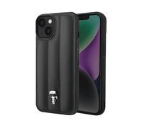 Karl Lagerfeld Custodia rigida KLHCP14MPSQPK per iPhone 14 Plus 6,7" PU Puffy Ikonik Pin Nero