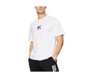 Karl Lagerfeld - Regular Short Sleeve K Logo Tee - - Tops - Uomo - Bianco - L