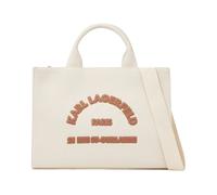Karl Lagerfeld - Rue St-Guillaume Square Patch Medium Tote - - Bags - Donna - Bianco - ONE SIZE