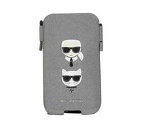 Karl Lagerfeld Saffiano Ikonik Karl & Choupette Head Hardcase KLHCP12MOPHKCG - Grigio
