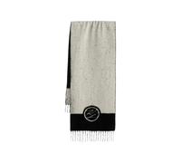 Karl Lagerfeld - Sciarpa con Patch Autografo - - Accessories - Donna - Bianco - ONE SIZE