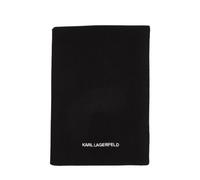 Karl Lagerfeld - Sciarpa Lunga Nera con Logo Essenziale - - Accessories - unisex - Nero - ONE SIZE