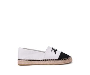 Karl Lagerfeld, ,Shoes ,Donna ,Bianco ,40 EU Kamini Duo Espadrilles