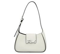 Karl Lagerfeld Signature Borsa a tracolla Pelle 24 cm bianco