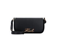Karl Lagerfeld Borsa a tracolla Signature pelle 24 cm nero Donna