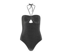 Karl Lagerfeld - Signature Lurex Cheeky Ss - - Swimwear - Donna - Nero - S