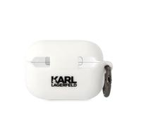 Karl Lagerfeld Silicone NFT Karl Head 3D custodia AirPods Pro 2, bianco