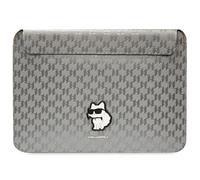 KARL LAGERFELD Sleeve KLCS14SAKHPCG 14" Argento Saffiano Monogram Choupette
