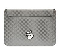 KARL LAGERFELD Sleeve KLCS14SAKHPCG 14" Argento Saffiano Monogram Choupette